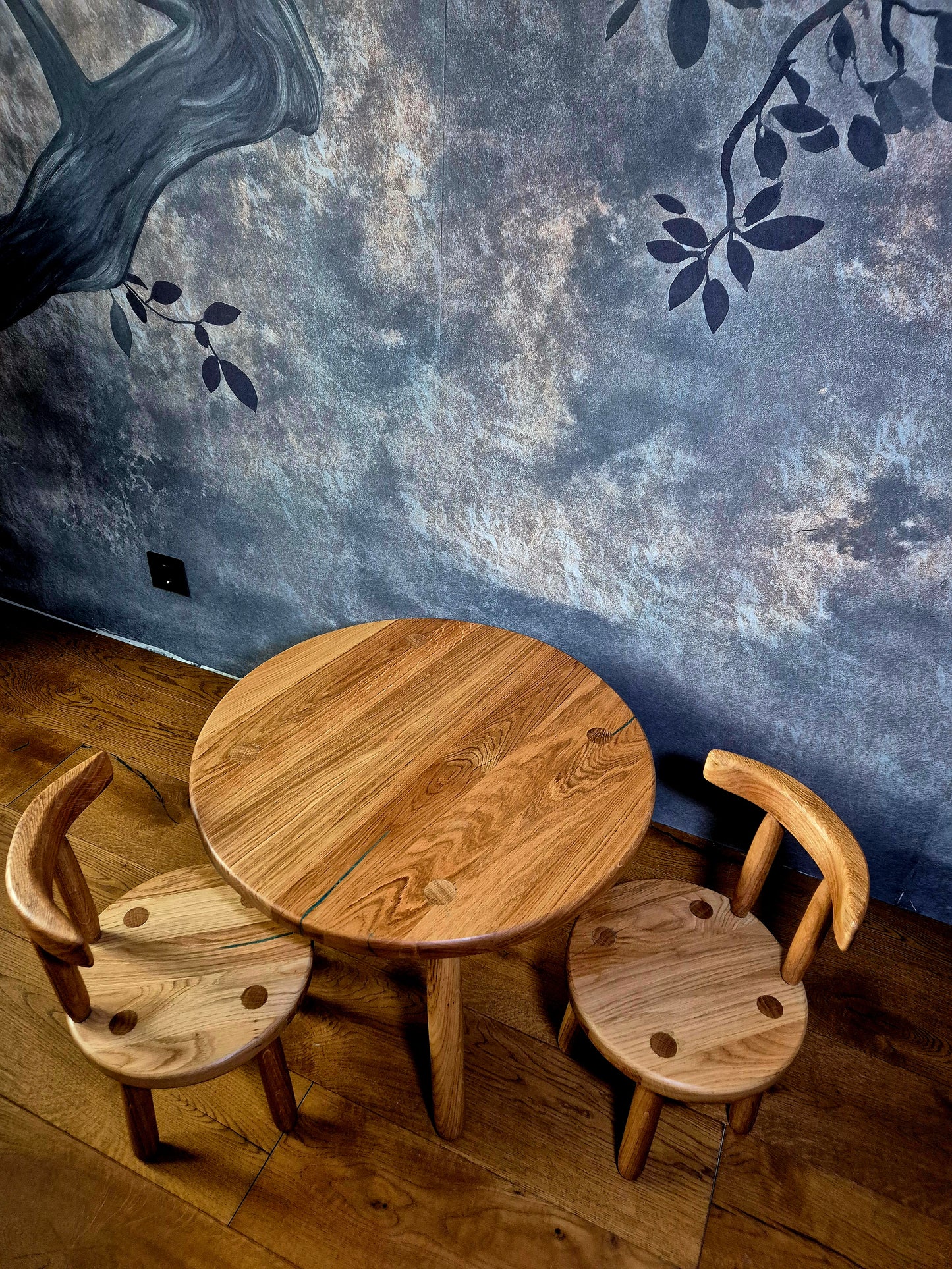 Măsuță pentru copii din lemn masiv de stejar