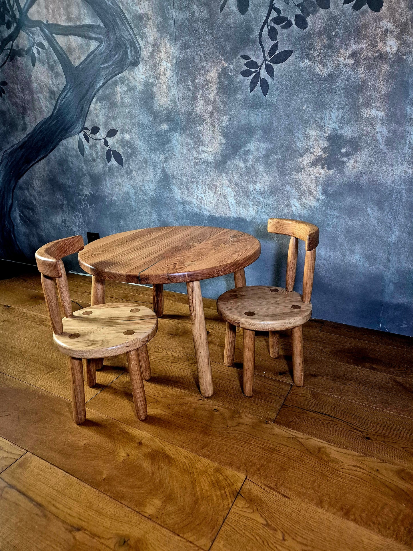 Măsuță pentru copii din lemn masiv de stejar