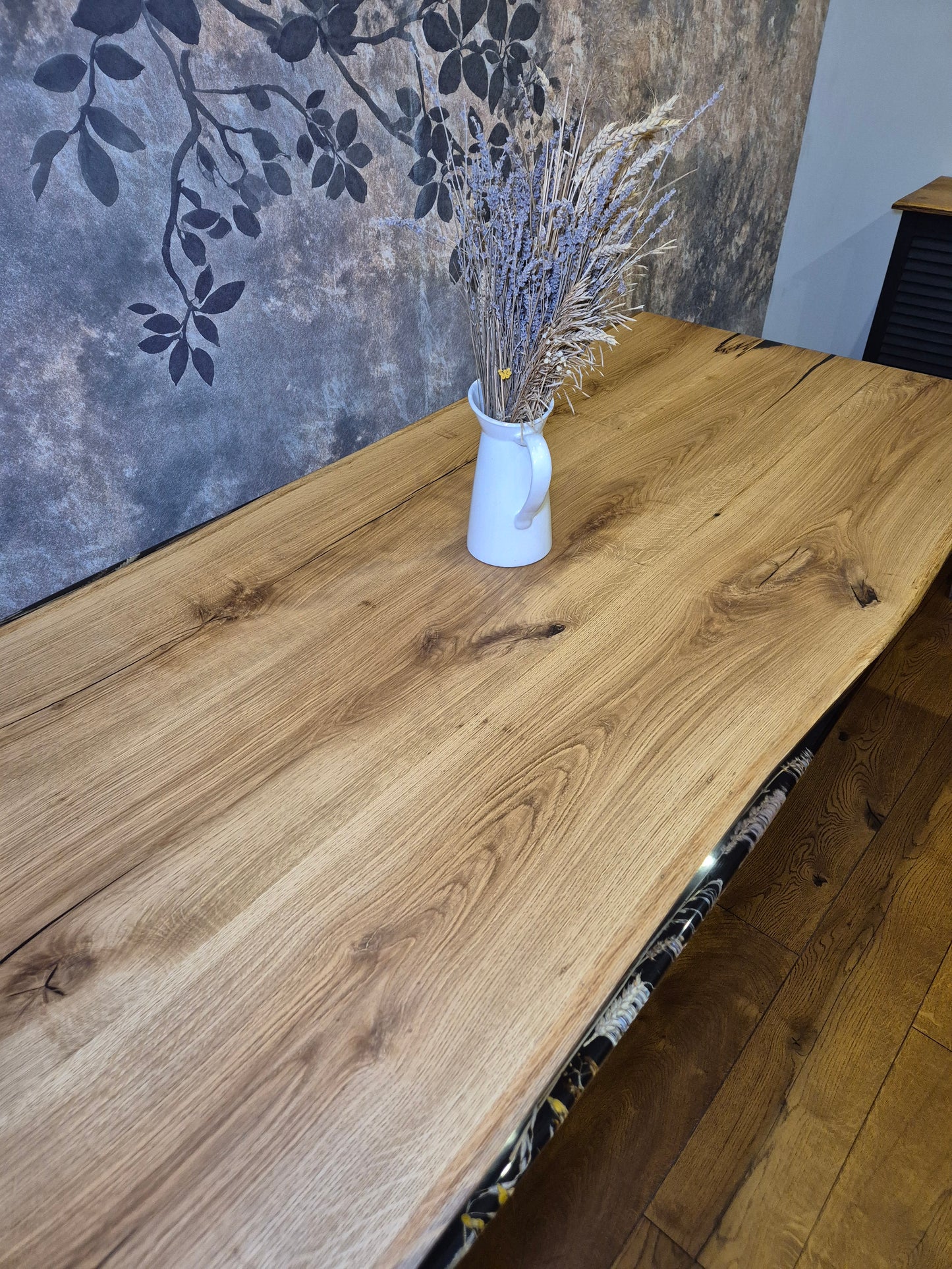 Masa pentru dining din lemn masiv de stejar